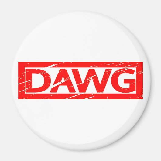 Dawg Stamp Magneet (Voorkant)