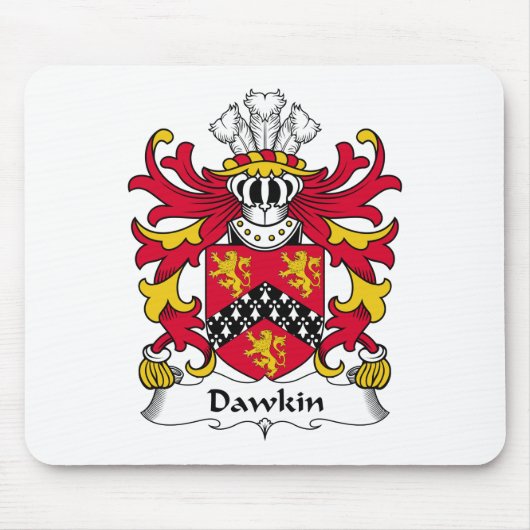 Dawkin Family Crest Muismat (Voorkant)