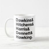 Dawkins&Hitchens&Harris&Dennett&Hawking - Wetensch Koffiemok (Links)