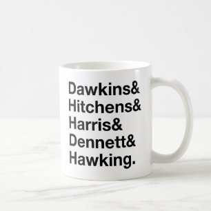 Dawkins&Hitchens&Harris&Dennett&Hawking - Wetensch Koffiemok