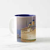 Dawn Arrival Tweekleurige Koffiemok (Voorkant links)