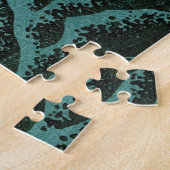 Dawn at Isawa in de berg Kai Province Hokusai Legpuzzel (Zijkant)