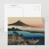 Dawn at Isawa in Kai Province by Hokusai Briefkaart (Voorkant / Achterkant)