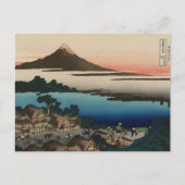 Dawn at Isawa in Kai Province by Hokusai Briefkaart (Voorkant)