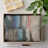 Dawn at Isawa in Kai Province by Hokusai Tissuepapier (Geschenk)