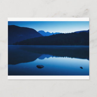 Dawn at Lake Bohinj in Slovenia Briefkaart