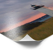 Dawn at Long Point Lighthouse, Provincetown MA Foto Afdruk (Hoek)