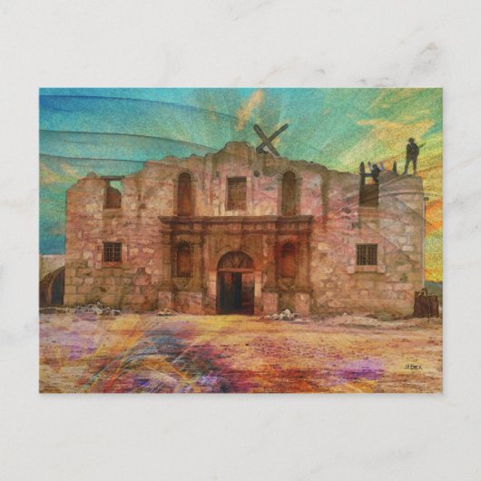 Dawn at the Alamo Briefkaart (Voorkant)