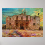 Dawn at the Alamo Poster (Voorkant)