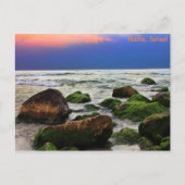 Dawn at Zee nabij Haifa, Israel Briefkaart (Voorkant)