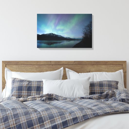 Dawn Aurora Canvas Afdruk (Insitu (Slaapkamer))