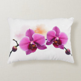 Dawn Bloom Orchid Accent Kussen
