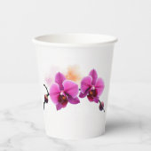 Dawn Bloom Orchidee Papieren Bekers (Voorkant)