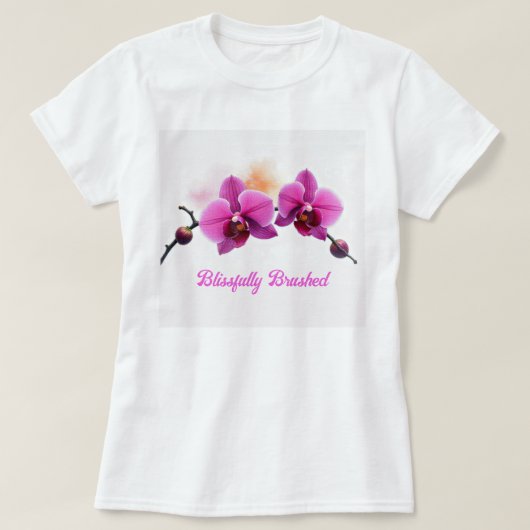 Dawn Bloom Orchidee T-shirt (Design voorkant)