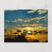 Dawn Breaking over de Mojave woestijn Briefkaart (Voorkant)