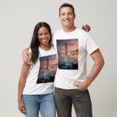 Dawn breekt achter ASTP Saturn IB CDDT T-shirt (Unisex)