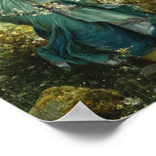 Dawn by Hans Zatzka - poster (Hoek)