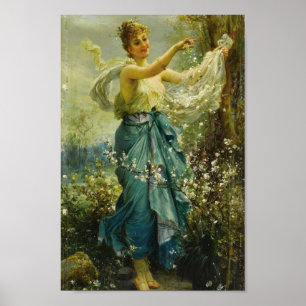 Dawn by Hans Zatzka - poster