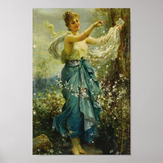 Dawn by Hans Zatzka - poster (Voorkant)