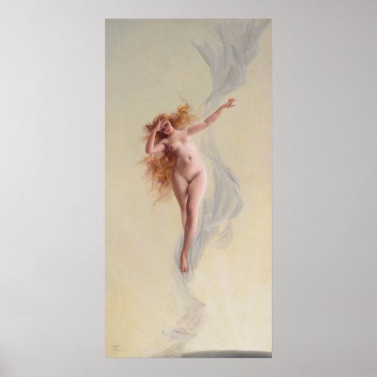 Dawn by Luis Ricardo Falero Poster (Voorkant)