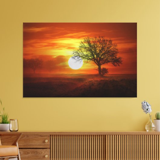 Dawn Canvas Afdruk (Insitu (Woonkamer))