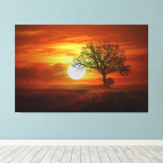 Dawn Canvas Afdruk (Insitu (Houten vloer))