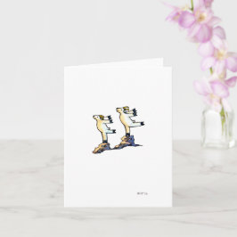 "Dawn Dance", blanco wenskaart Kaart