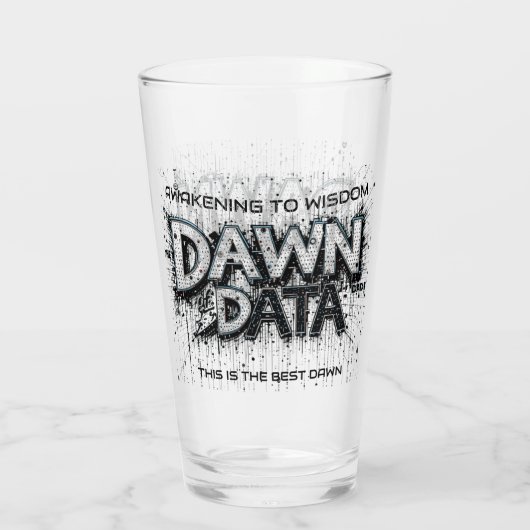 Dawn Data Glass Cups Glas (Achterkant)