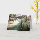 Dawn Deepest Sympathy Card Kaart (Gele Bloem)