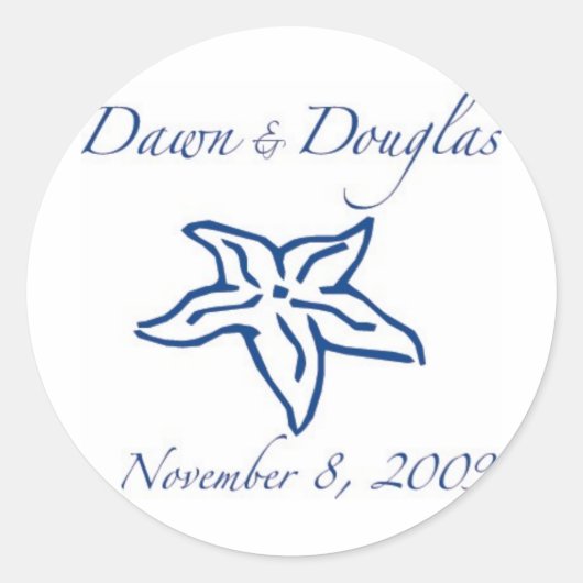 Dawn & Douglas sticker (Voorkant)