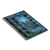 Dawn Elegant Monogram Notitieboek (Rechterzijde)