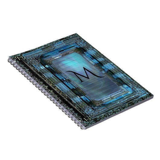 Dawn Elegant Monogram Notitieboek (Rechterzijde)