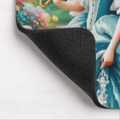 DAWN ~ Elegante jonge vrouw ~ Mousepad Muismat (Hoek)
