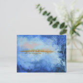 Dawn Flight Abstract briefkaart (Staand voorkant)