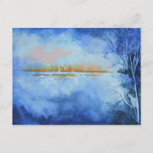 Dawn Flight Abstract briefkaart