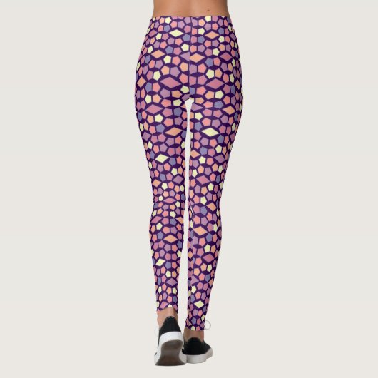 Dawn Hexagon Pattern Leggings (Achterkant)