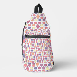 Dawn Hexagon Pattern Sling Bag