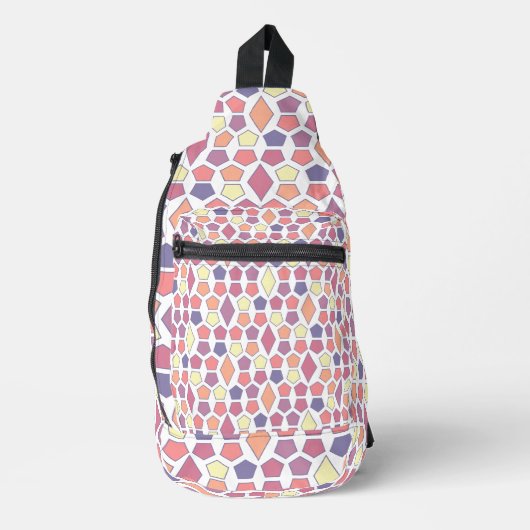 Dawn Hexagon Pattern Sling Bag (Voorkant)