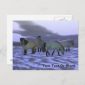 Dawn Horse Briefkaart (Voorkant / Achterkant)