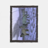 Dawn Horse Fleece Deken (Voorkant)