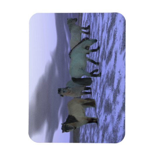 Dawn Horse Magneet (Verticaal)