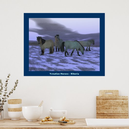 Dawn Horse Poster (Keuken)