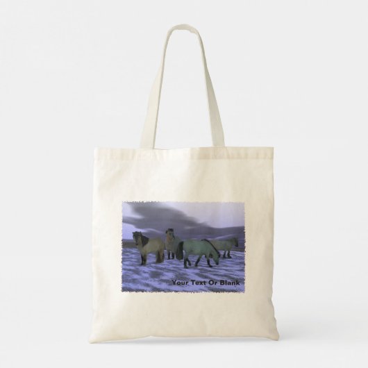 Dawn Horse Tote Bag (Achterkant)
