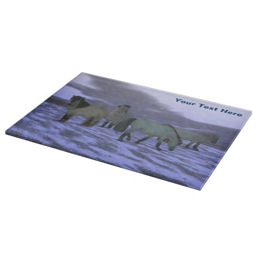 Dawn Horse - Yakutia Snijplank (Hoek)