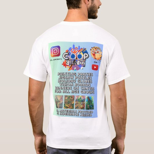 Dawn in Caribbean T-Shirt  (Achterkant)