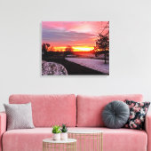 DAWN IN WINTER CANVAS AFDRUK (Insitu (Woonkamer))