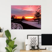 DAWN IN WINTER POSTER (Thuiskantoor)