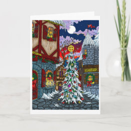 Dawn in Yuletown Holiday Kaart