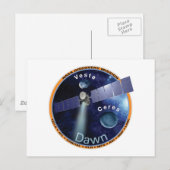 Dawn Mission Patch  Briefkaart (Voorkant / Achterkant)