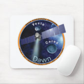 Dawn Mission Patch  Muismat (Met muis)